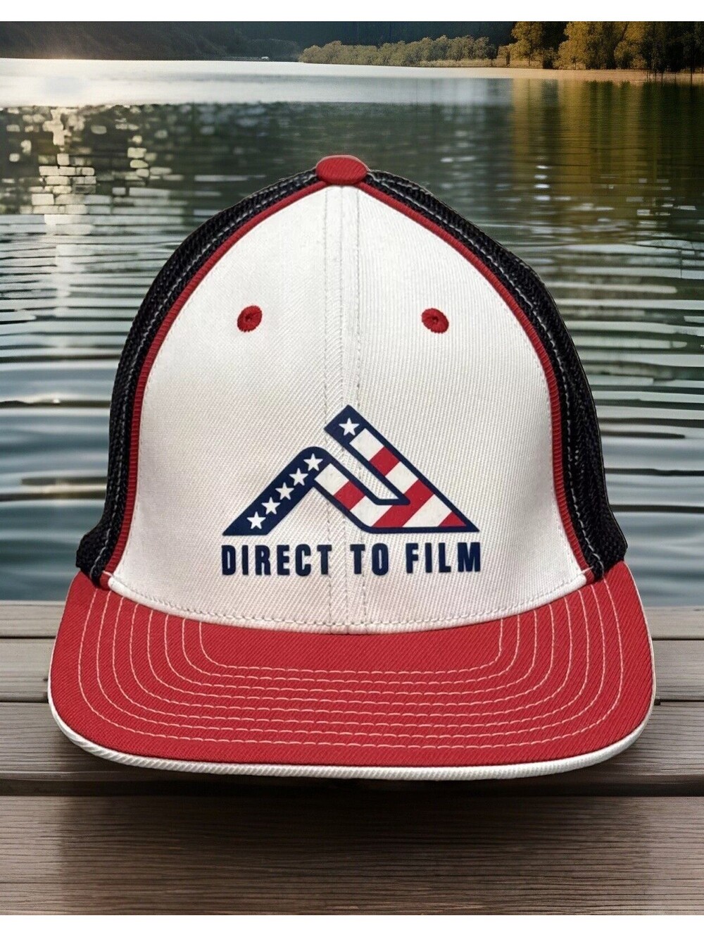 Direct To Film Printing T-Shirts Hat Logos Flexfit Baseball Cap Sz S/M
